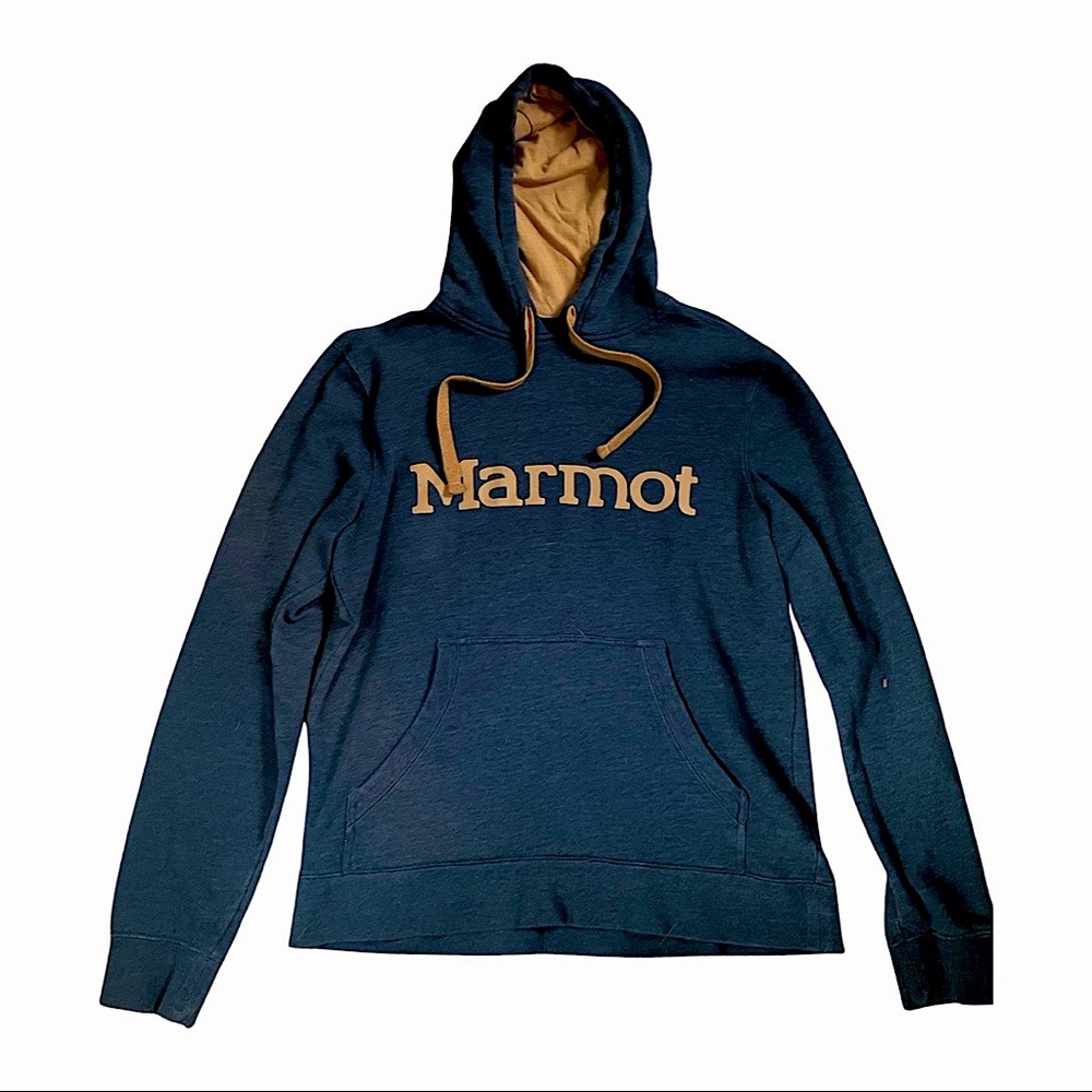Marmot navy hoodie |marmot| size small